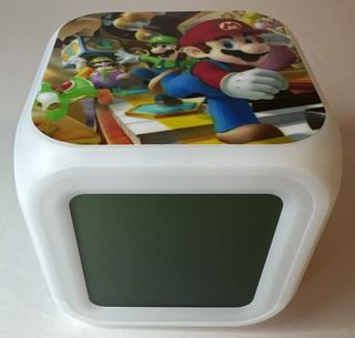 Reloj Mario Bros Led 7 colores