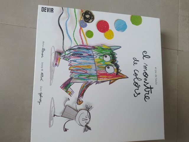 El joc del monstre de colors.