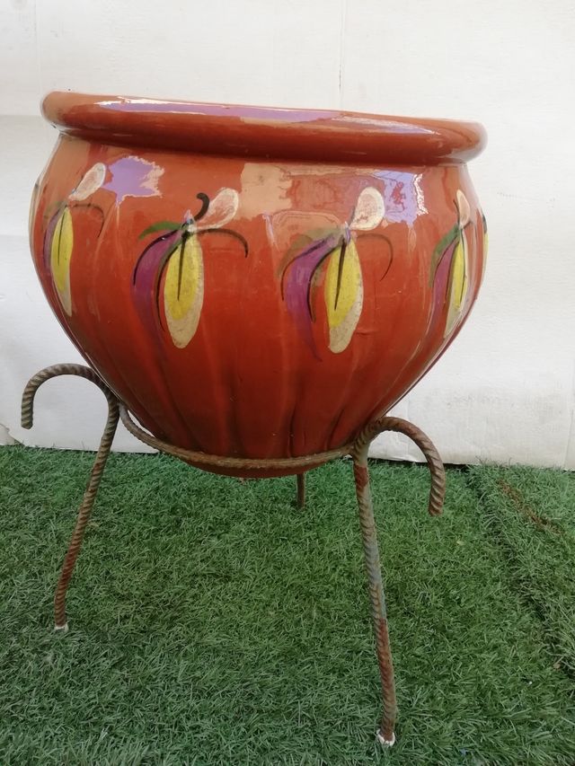 Maceta barro cerámica