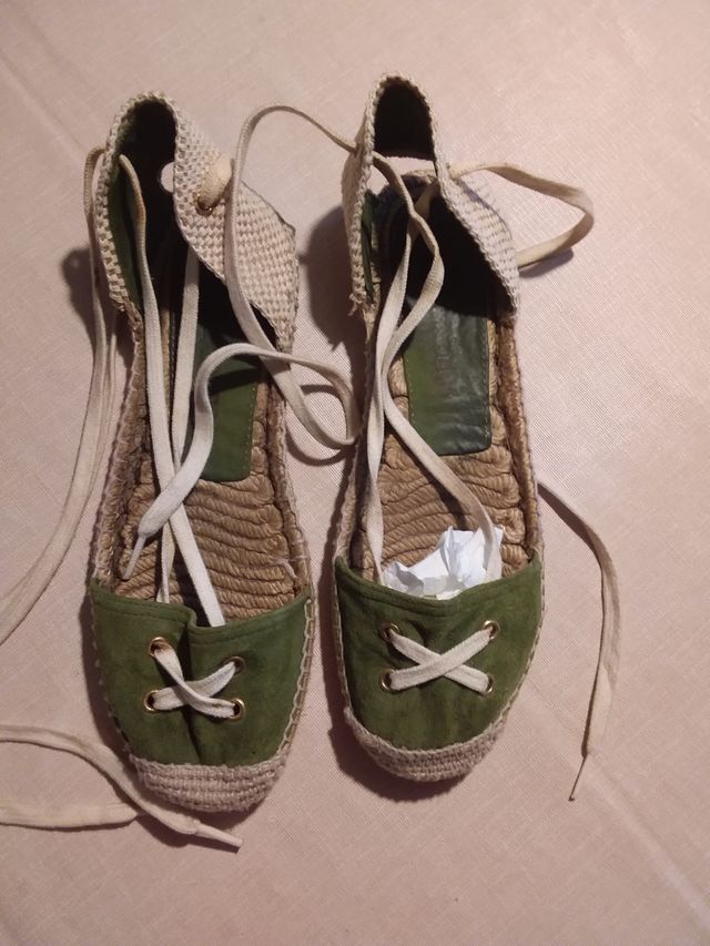 Espadrillas verdi n. 39