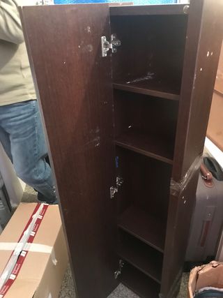 Mueble estanteria con espejo