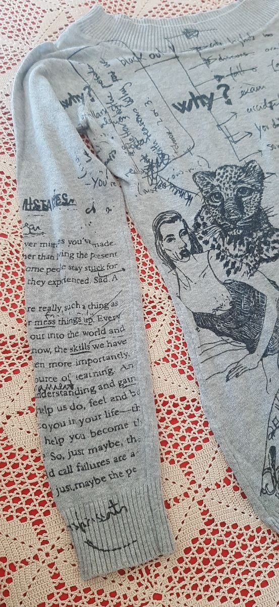 Desigual maglia grigia