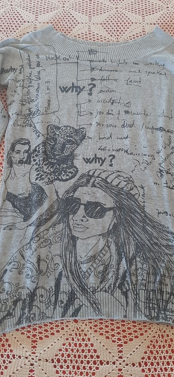 Desigual maglia grigia