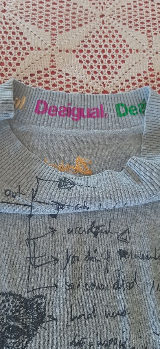 Desigual maglia grigia