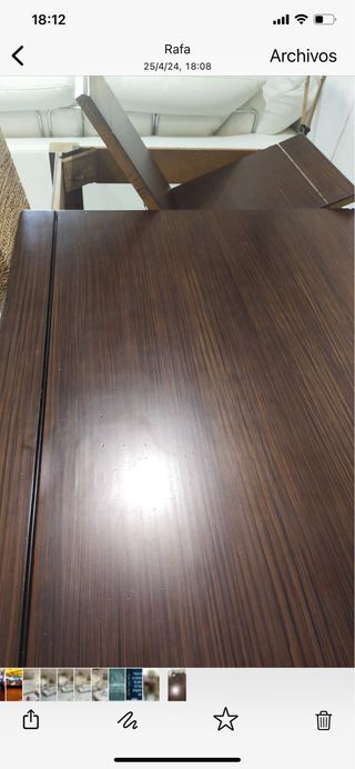 Mesa de salon con 4 sillones