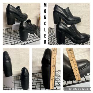 Zapatos MONCLER PIEL NEGRA T. 38