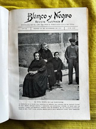 REVISTA “BLANCO Y NEGRO” (1933, noviembre-dici