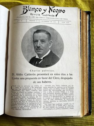 REVISTA “BLANCO Y NEGRO” (1933, noviembre-dici