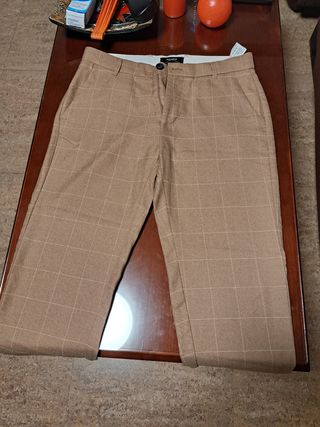 PANTALON DE TRAJE CUADROS