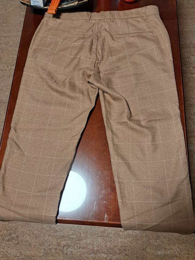 PANTALON DE TRAJE CUADROS