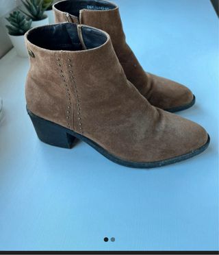 Botines de ante marrones perfecto estado