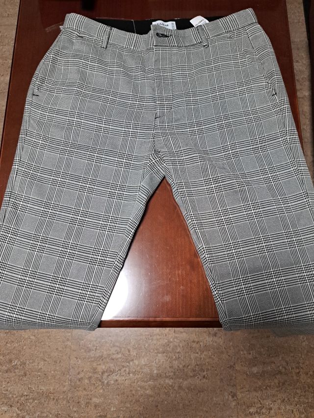PANTALON DE TRAJE A CUADROS