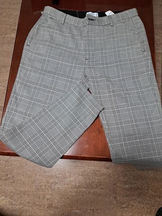 PANTALON DE TRAJE A CUADROS