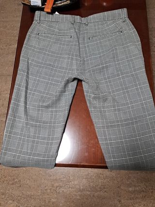 PANTALON DE TRAJE A CUADROS