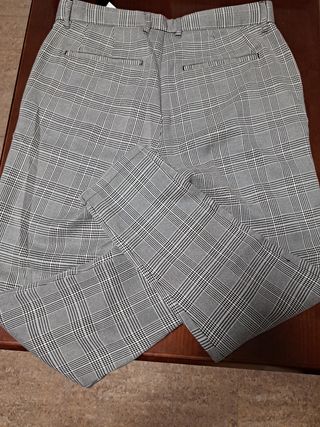 PANTALON DE TRAJE A CUADROS