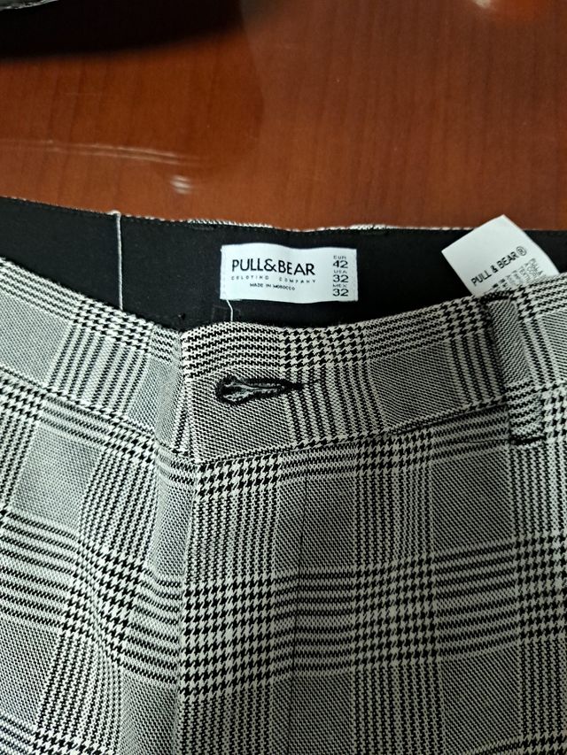 PANTALON DE TRAJE A CUADROS
