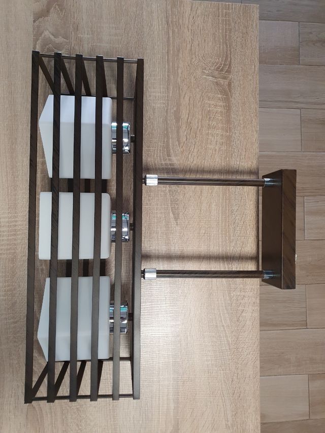 LAMPARA MARRON CHOCOLATE