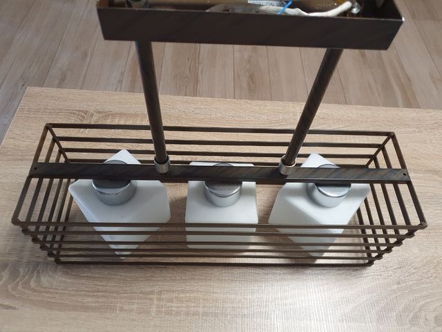 LAMPARA MARRON CHOCOLATE