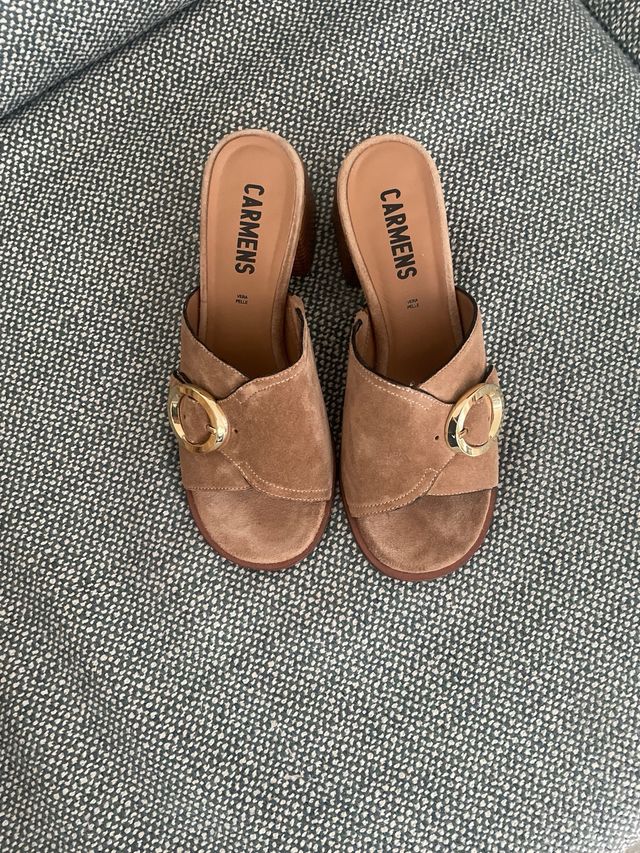 Sandalias Carmens de piel