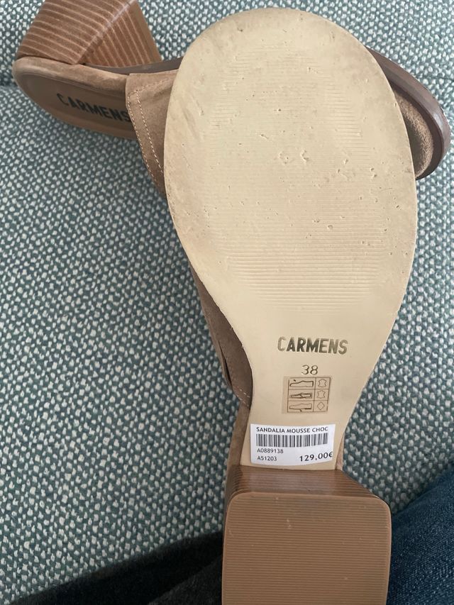 Sandalias Carmens de piel