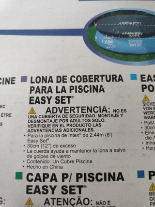 Funda piscina redonda