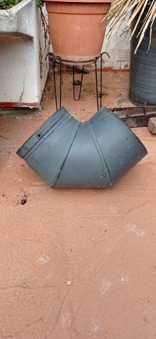 Campana,tubos y codo para barbacoa
