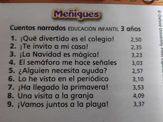 Cuentos narrados en CD para niños