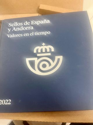LIBRO ANUAL DE SELLOS DE ESPAÑA Y ANDORRA 2022
