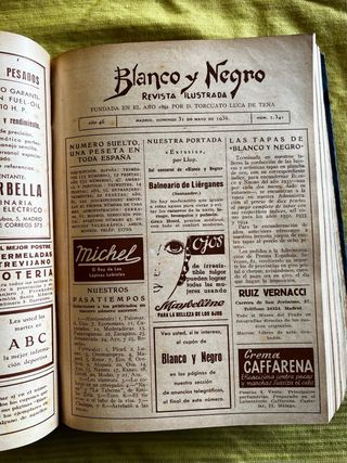 REVISTA “BLANCO Y NEGRO” (1936, mayo-julio)