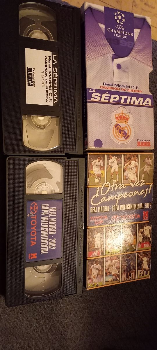 Películas vhs Real madrid