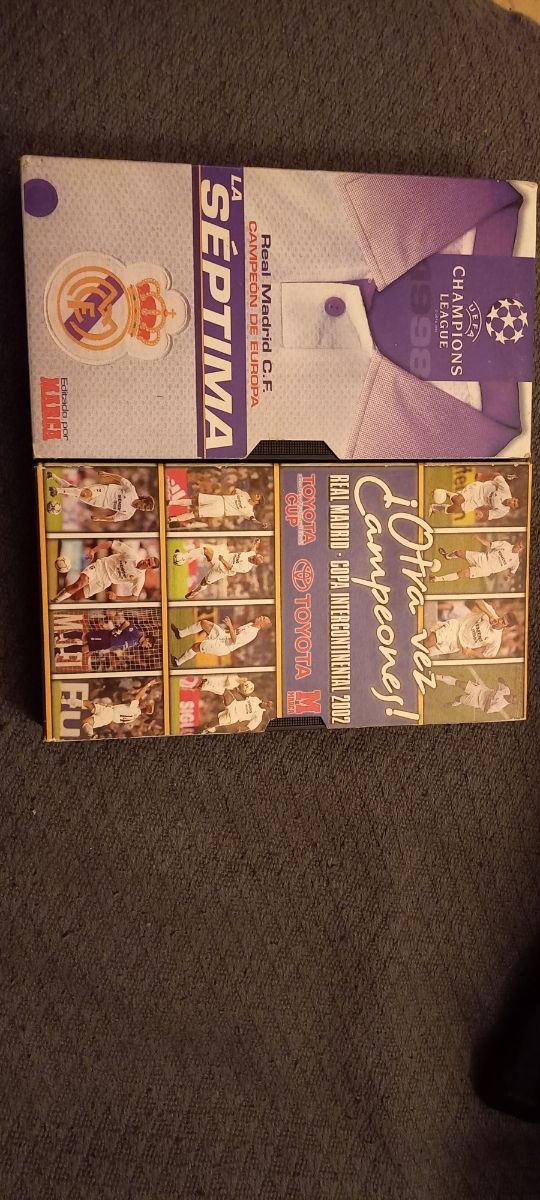 Películas vhs Real madrid