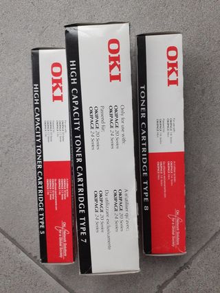 Toner oki varios tipos 7,8,5