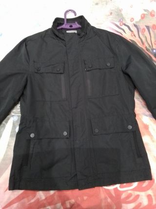 CAZADORA HOMBRE NEGRA