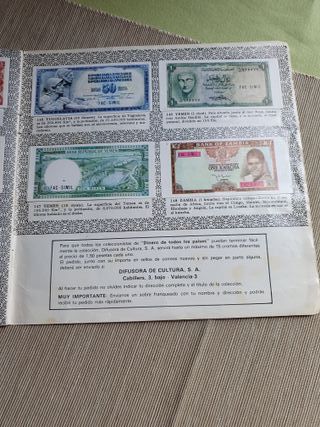 Albun antiguo: "Dinero del mundo". 