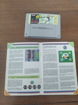Juego Kick Off para consola Super Nintendo (SNES)