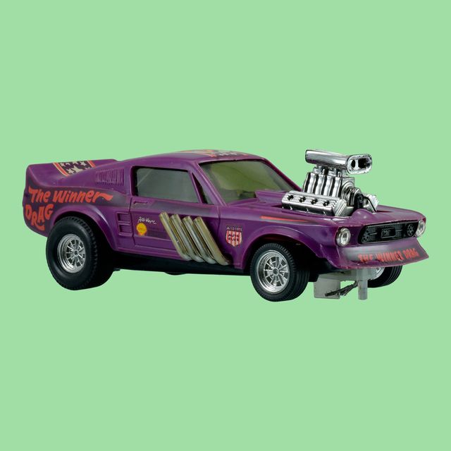 SCALEXTRIC. FORD MUSTANG DRAGSTER MORADO