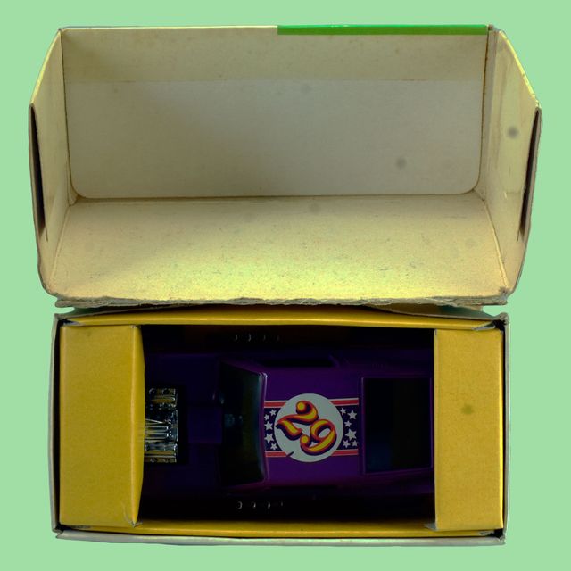 SCALEXTRIC. FORD MUSTANG DRAGSTER MORADO