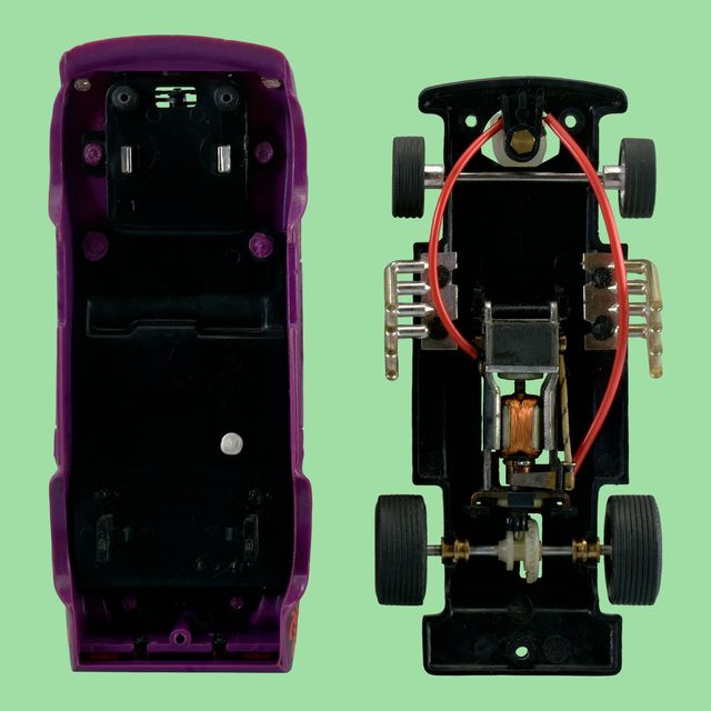 SCALEXTRIC. FORD MUSTANG DRAGSTER MORADO