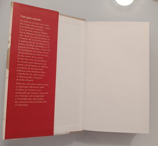 "Vivir para contarla" Gabriel García Mar