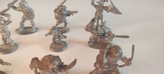 Figuras plomo años 80 estilo Warhammer