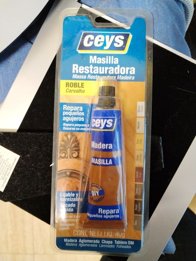 Masilla restaurador madera roble ceys