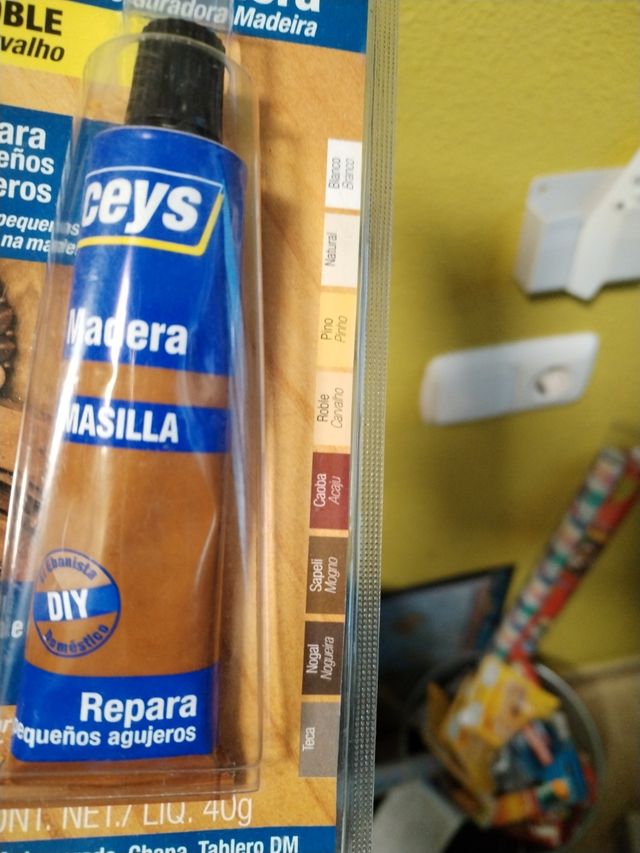 Masilla restaurador madera roble ceys