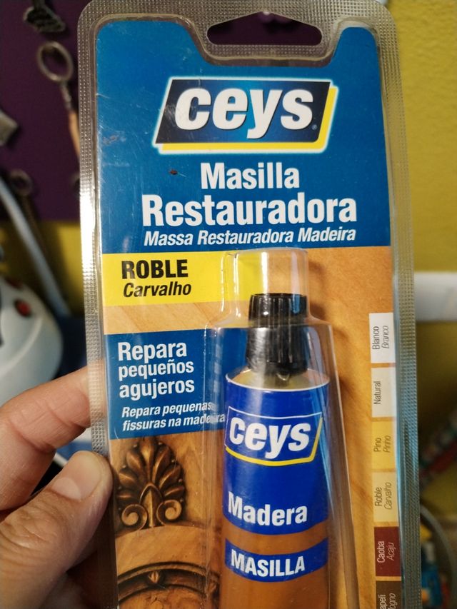 Masilla restaurador madera roble ceys