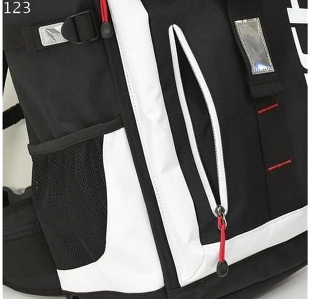 Mochila impermeable moto (rojo)