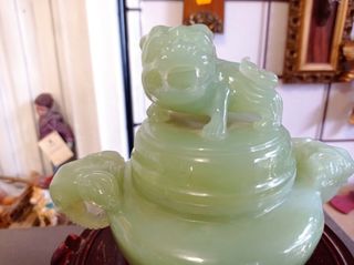 Potiche con tapa de Jade siglo XIV China