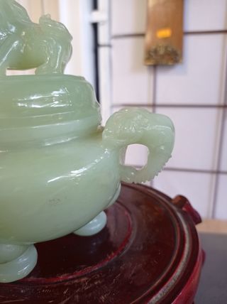 Potiche con tapa de Jade siglo XIV China