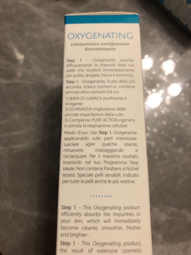 Oxygenating  trattamento ossigenante detossinante