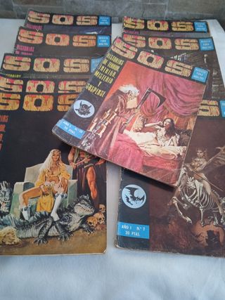Tebeos de Sos de terror 8 c/u