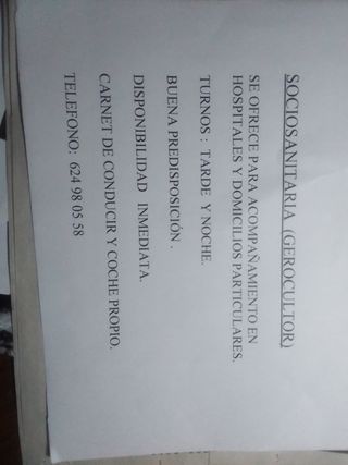 Cuidador de personas mayores