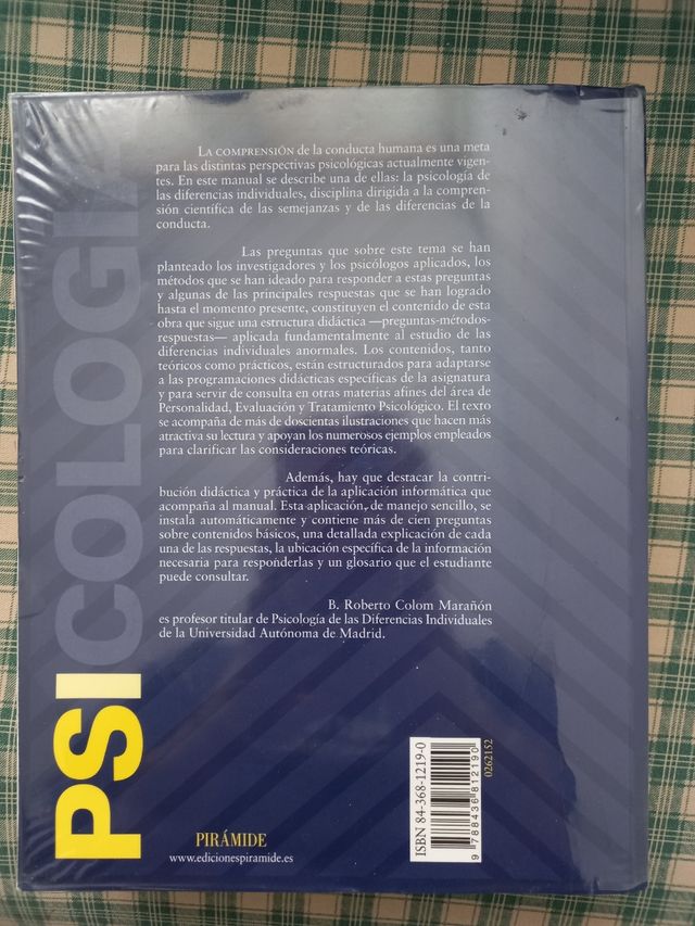 Psicologia diferencial Manual